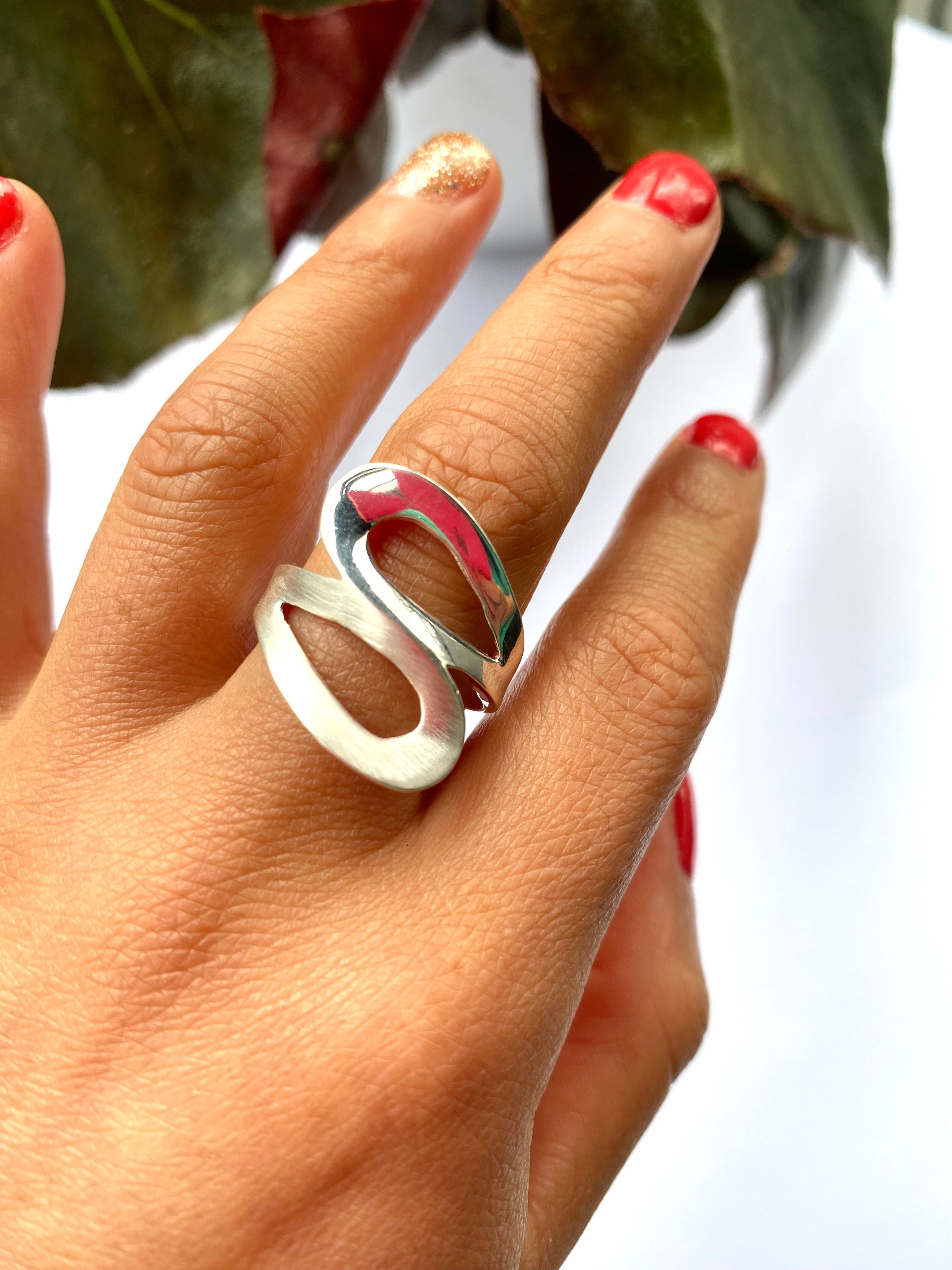 Anillo plata lisa talla 18