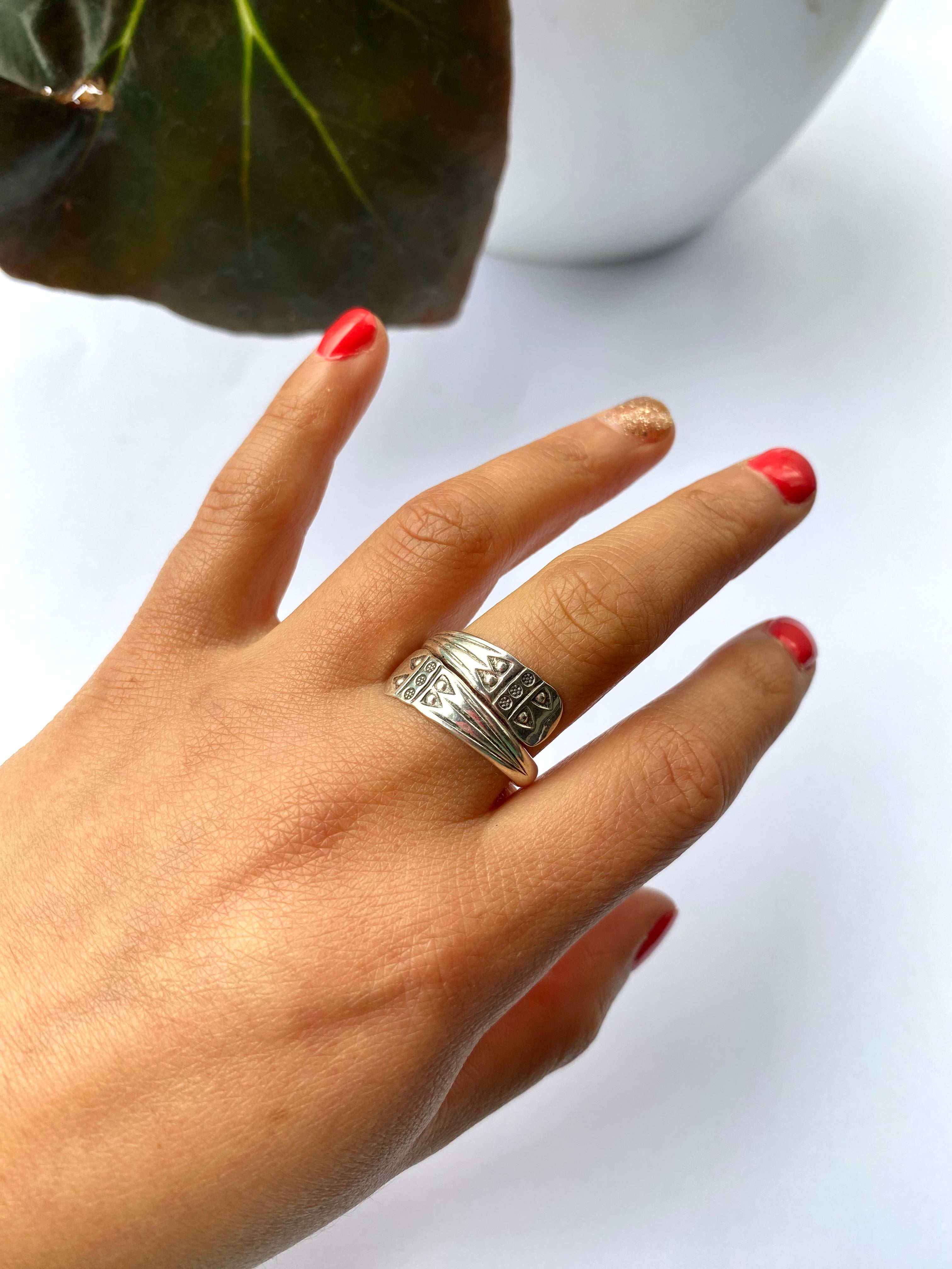Anillo plata lisa talla #17