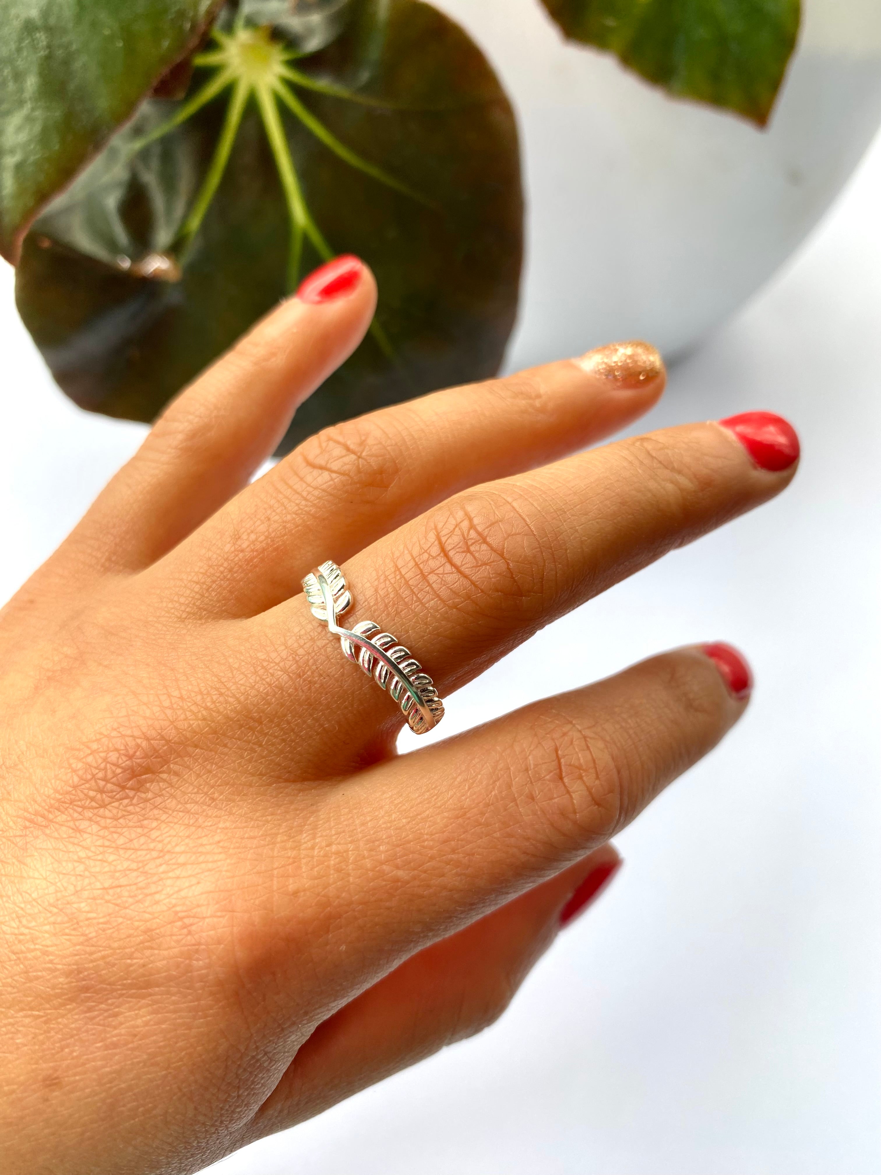 Anillo espiga talla #18