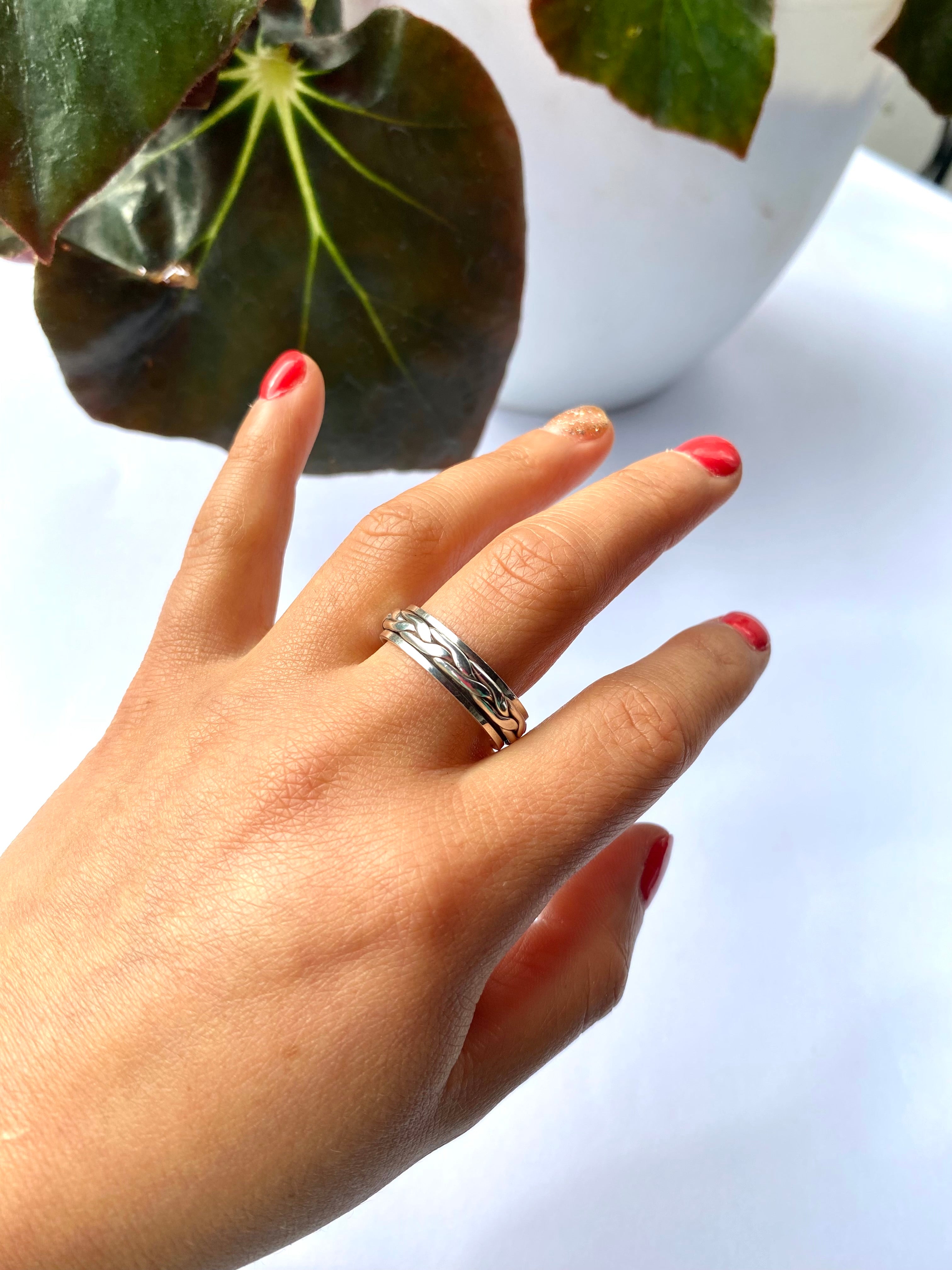 Anillo antiestrés talla #24