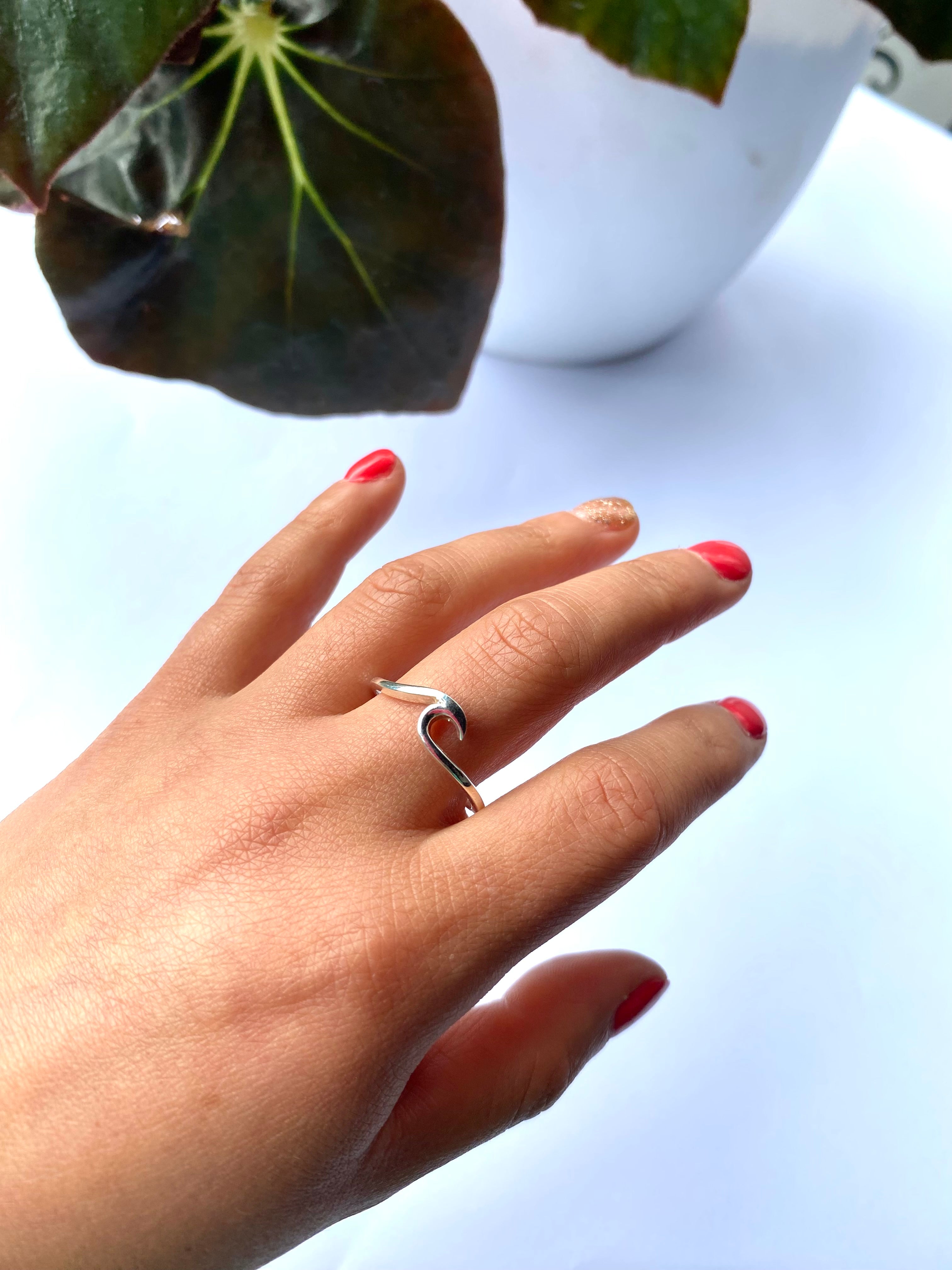 Anillo ola talla #24