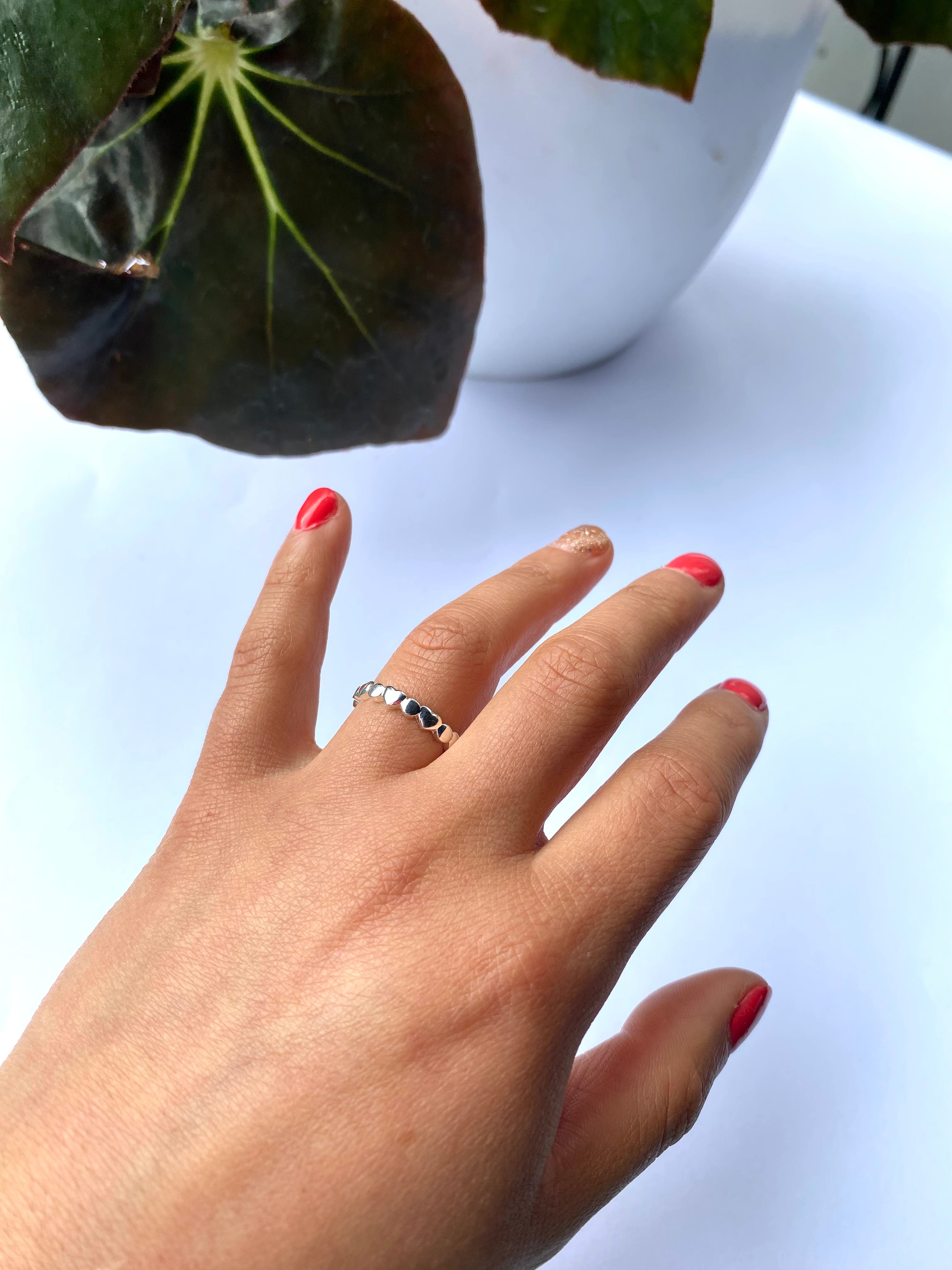 Anillo corazón talla #13